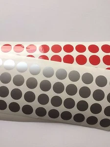 80 Kreise Punkt FORMEN WEINGLAS VINYL AUFKLEBER/AUFKLEBER Party Hochzeit VALENTINSTAG - Bild 1 von 1