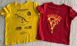 Lor 2 Cat & Jack Gap cotton boy short sleeve t-shirts Size 4-5-6 - Picture 1 of 1