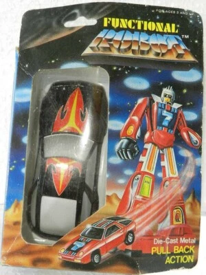 Vintage Transformers FUNCTIONAL ROBOT CAR DIE-CAST METAL NIB RARE - Image 1 of 4