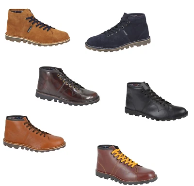 cGrafters Heritage Unisex Monkey Boot Black Leather UK Size 3-12 - Image 1 of 2