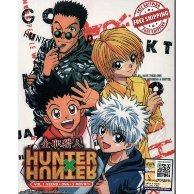 ANIME DVD HUNTER X HUNTER VOL 1-92 END + OVA + 2 MOVIES ENGLISH SUBTITLES - Image 1 of 2