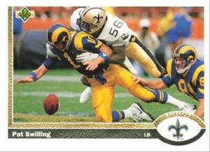 1991 Upper Deck Football Pat Swilling New Orleans Saints #246 - Picture 1 of 2