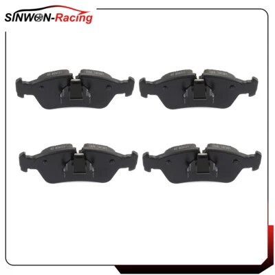 4X Par de almohadillas metálicas delanteras para BMW 328is 1996-2002 Z3 2000 323Ci 1996-1999 Foto 1 de 4