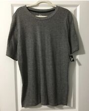 OT Revolution Men’s Shirt Pullover Striped Gray & Black Size XLarge NWT