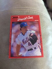 1990 Donruss David Cone baseball card #265. New York Mets. 
