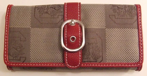New South Carolina Gamecocks Wallet, Women, Ladies, Jacquard, Checkbook, Mom Cover