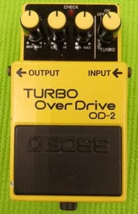 Boss OD-2 TURBO OverDrive Guitar Effect Pedal from Japan - Picture 1 of 7