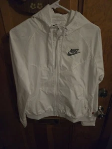 Nike Womens Windrunner Track Jacket White Size MEDIUM - Picture 1 of 3