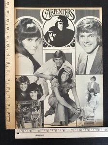Rare Original VTG The Carpenters Photo Montage Poster Style Music Ad Art Print - Picture 1 of 3