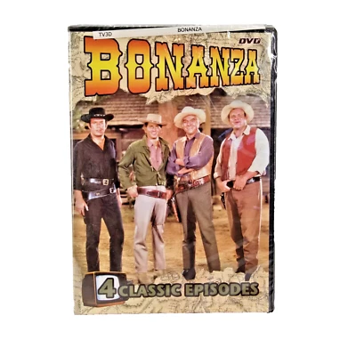 Bonanza 4 Classic Episodes DVD Sealed (Last Trophy, Abduction, Last Viking, Bree - Image 1 of 3