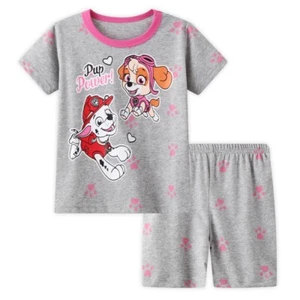 cartoon Girls pjs pyjamas spring autumn sleepwear size 1-6 in blue