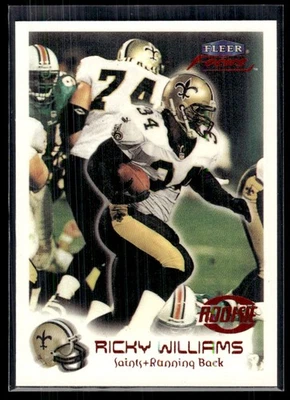 1999 Fleer Focus Ricky Williams Rookie 0606/2500 New Orleans Saints #159R - Image 1 of 2