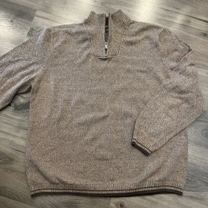 Suéter Eddie Bauer Hombre Extra Extra Grande XXL Marrón Pullover Tejido Manga Larga - Imagen 1 de 4
