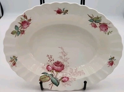 Copeland Spode Dubarry Oval 10 3/8" Vegetable Serving Bowl - Image 1 of 4