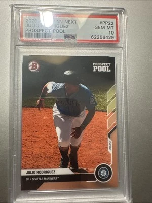 2020 Bowman Next Julio Rodriguez Prospect Pool #PP-22 Limited PSA 10 💎 Rookie - Image 1 of 2