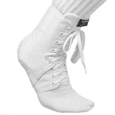 FLA X-Large McDavid Ankle Guard w/Optional Plastic Inserts White - Image 1 of 2