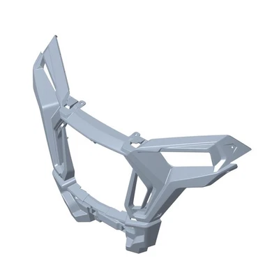 Polaris Front Fascia, Black, Genuine OEM Part 5455432-070, Qty 1 Foto 1 de 3