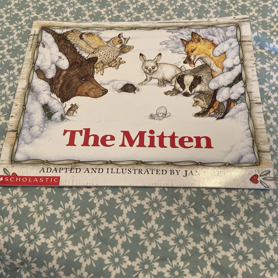 The Mitten Adpated and Illustrated by Jan Brett (Scholastic)