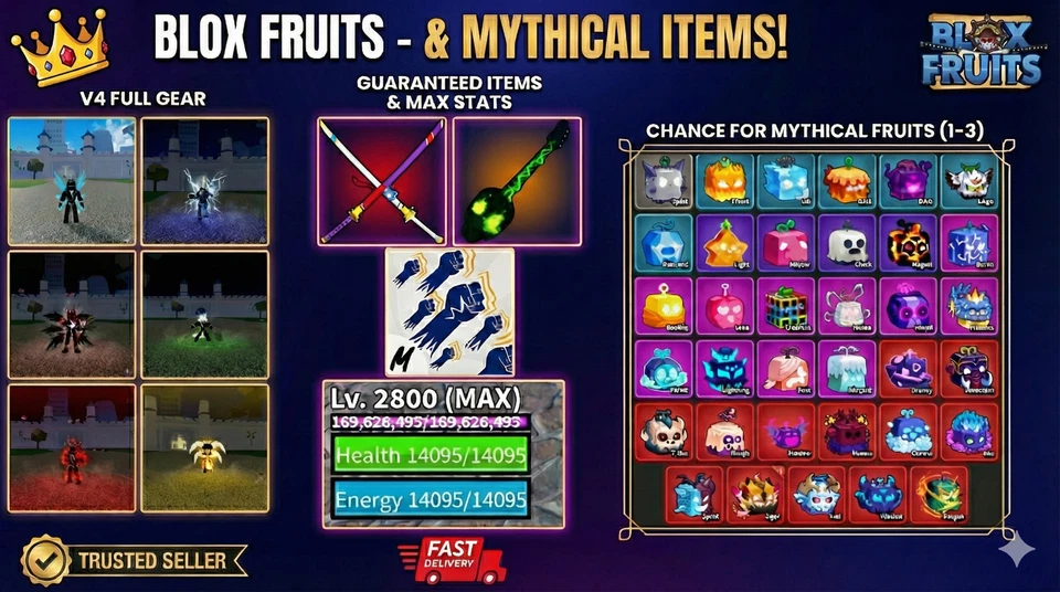 Race V4 Full Gear Blox Fruits | Godhuman + Cursed Dual Katana + Soul Guitar