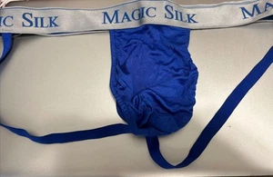 Magic Silk Men’s Jockstrap Blue L/XL - Picture 1 of 1