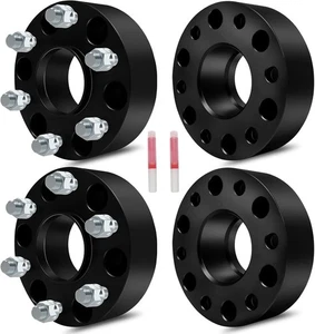 4PCS 2" Hubcentric Wheel Spacers 6x5.5 for Chevy Silverado Tahoe Suburban GMC - Picture 1 of 11