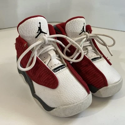Zapatos deportivos retro Air Jordan 13 para niños pequeños 'piedra roja' 414581 600 - talla 7C Foto 1 de 4