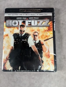 Hot Fuzz (4k Ultra HD + Blu-Ray, 2007) New Sealed Simon Pegg, Nick Frost - Picture 1 of 2