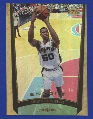 David Robinson 1998-99 UD Encore 75 F/X ORO #/125 San Antonio Spurs MVP HOF SSP Foto 1 de 2