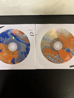 Naruto Clash of Ninja Revolution 1 & 2 Discs Only - Nintendo Wii - TESTED - Image 1 of 3