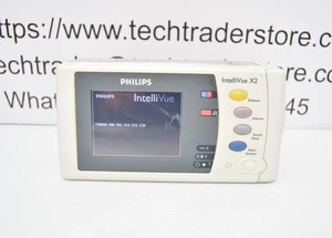 Philips Intellivue X2 Patient Monitor with Nbp, Temp, Press, Spo2, and ECG - Picture 1 of 6