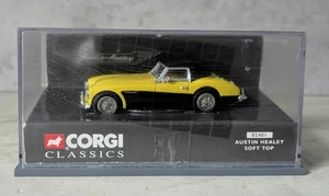 Corgi 1:43 Scale 02401 Austin Healey Soft Top Yellow Black  - Picture 1 of 9