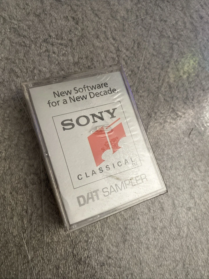 SEALED Sony Classical DAT Sampler Promo  Prerecorded Digital Audio Tape Rare! - Image 1 of 4