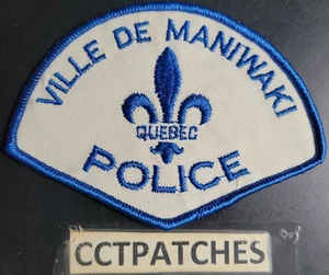 VILLE DE MANIWAKI, CANADA POLICE SHOULDER PATCH - Picture 1 of 2