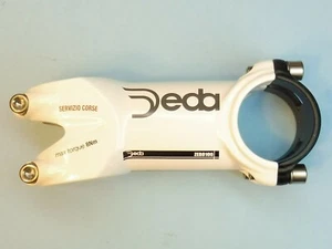 Deda Zero 100 blanco Serv. Course - Vástago manillar bicicleta 8 cm - NOS - Imagen 1 de 3