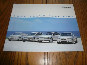 Volvo S80 S60 S40 Cross Country 2002 V70 V40 C70 línea completa folleto de ventas - Imagen 1 de 3