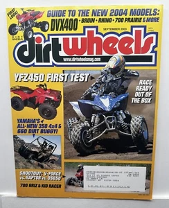 Dirt Wheels Magazine September 2003 - Picture 1 of 1