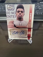 CHRIS YOUNG 2014 SAGE HIT AUTOGRAPH ROOKIE CARD #A143