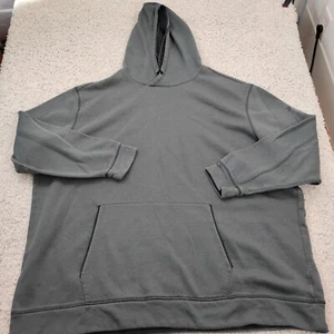 Reebok Hoodie Mens 5XLT Gray Sweatshirt Outdoor Running Gym Hiking Fleece A2 - Picture 1 of 9
