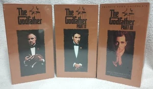 The Godfather Parts 1, 2 & 3 - New / Factory Sealed VHS (1997 Release) - Picture 1 of 7