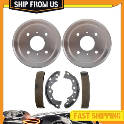 Kit de tambores de freno traseros y zapatas de freno para Nissan Sentra 2002-2006 Foto 1 de 4