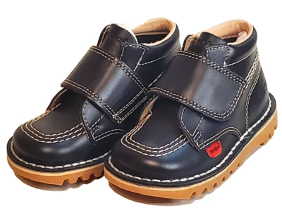 Kickers Kick Kilo I Core Booties Navy Leather Size 7 EU 23 Brand New in Box - Image 1 of 4