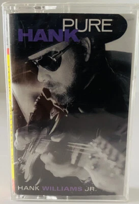 Hank Williams Jr. Pure Hank Cassette Warner Bros Curb records Country music - Image 1 of 4
