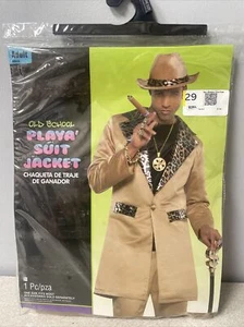 Old School Playa Suit Jacket, Costume / Theatre, Adult Men Age 14+ one size - Picture 1 of 1
