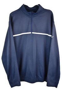 Nike Golf Mens Tour Performance Mens 1/4 Zip Pullover Blue Jumper Size XL - Picture 1 of 8