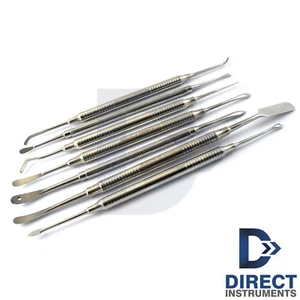 SET OF 7 DENTAL PERIOSTEAL ELEVATORS IMPLANT SURGERY SINUS LIFT LIFTING PRICHARD - Picture 1 of 8