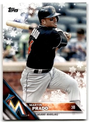 2016 Topps Holiday Baseball Martin Prado Miami Marlins #HMW174 - Image 1 of 2