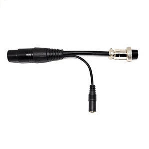 Adattatore per cuffie rotonde da 3 pin XLR a 8 pin HS-04E per ELECRAFT (K2,K3,K4) - Foto 1 di 5