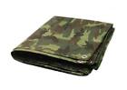14' x 20' Green Camo Camouflage Med Duty 8mil Poly Tarp Camping Hunting Tent