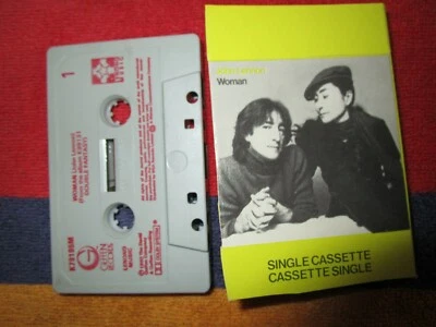 John Lennon & Yoko Ono Woman / Beautifull Boys. Geffen 4-791 95M Cassette Single - Image 1 of 4