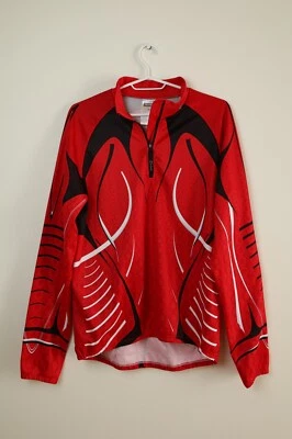 Gonso Hombre Bicicleta Activewear Camisa Roja Cremallera para Deportes Ciclismo con Bolsillos XL Foto 1 de 4